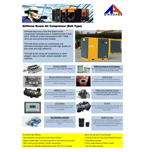 Jal Kompresor Angin Screw air compressor Airhorse 15 HP  